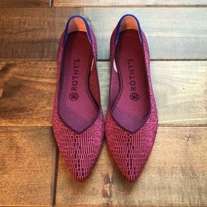 Rothy’s Fig Python Points Size 8.5